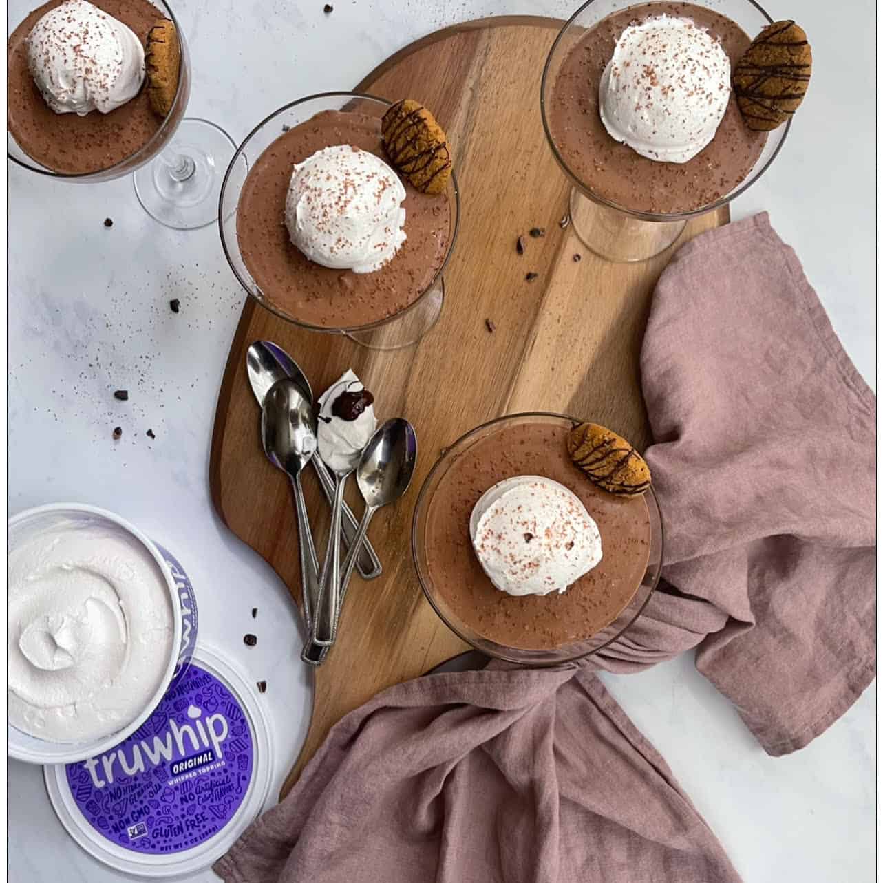 Frozen whipped topping keto and vegan dessert recipes